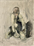 Load image into Gallery viewer, Original Mid Century Figurative Oil Painting From Sweden
