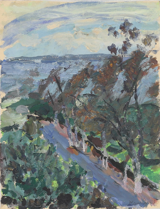 Vintage Original Landscape Oil Painting From Sweden by H Ekvall