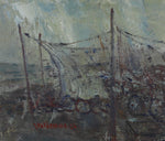 Mid Century Oil Painting from Sweden By A W Larsson