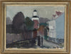 Vintage Mid Century Art Landscape From Sweden H Cardell