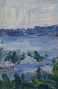 Load image into Gallery viewer, Striking Vintage Seascape Oil Painting T Dahlö Sweden
