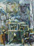 Load image into Gallery viewer, Mid Century Original Oil Painting From Sweden by K Christensen
