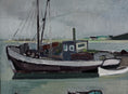 Load image into Gallery viewer, Mid Century Seascape Oil Painting By Allan Erwö Sweden
