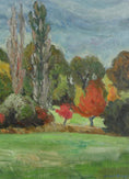 Load image into Gallery viewer, Mid Century Original Landscape Oil Painting From Sweden By A Krüger
