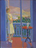 Load image into Gallery viewer, Mid Century Original Oil Painting From Sweden By E Elfwen
