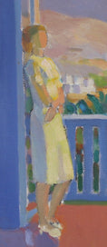 Load image into Gallery viewer, Mid Century Original Oil Painting From Sweden By E Elfwen
