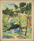 Load image into Gallery viewer, Colorful Swedish Vintage Original Landscape Oil Painting
