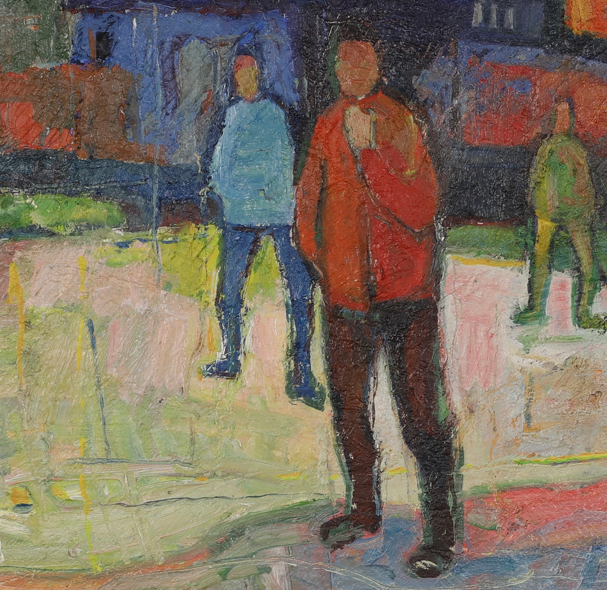 Striking Mid Century Still Life Oil Painting A Eres Sweden