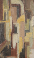 Load image into Gallery viewer, Mid Century Abstract Oil Painting From Sweden
