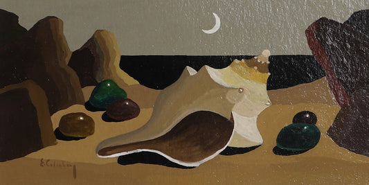 Mid Century Vintage Painting By E Cederberg Sweden