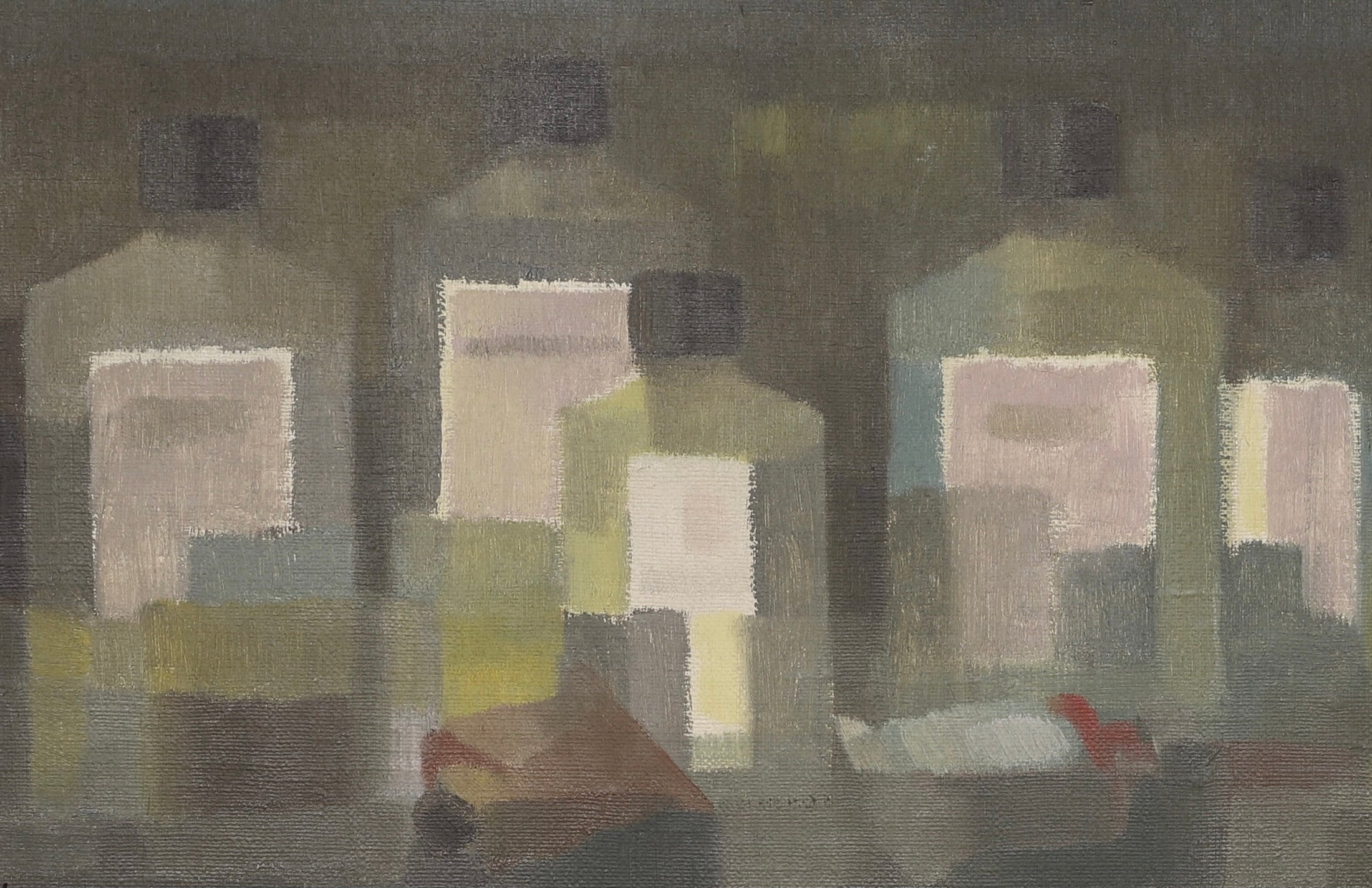Original Mid Century Still Life Oil Painting from Sweden by N Johansson