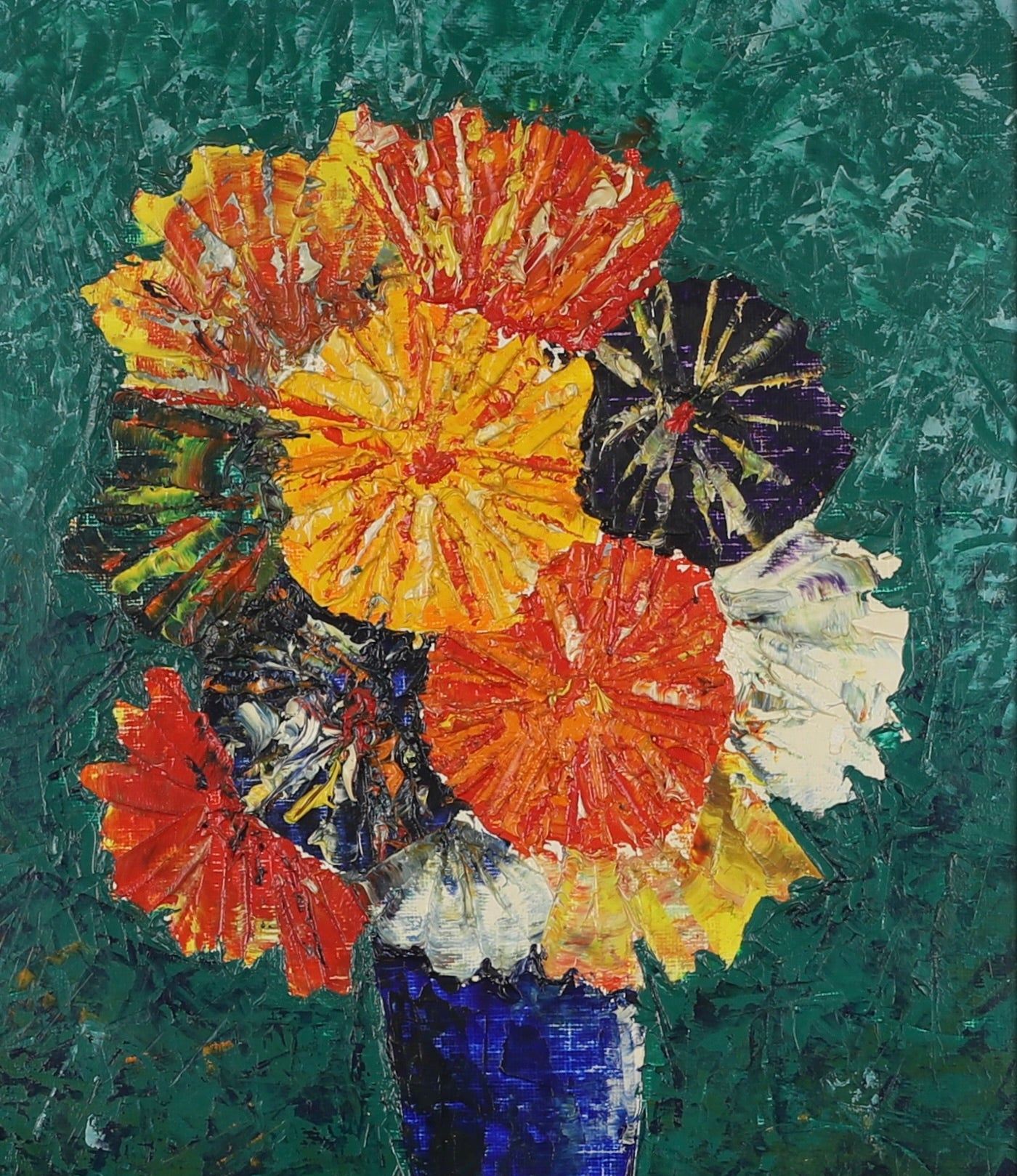 Vintage Still Life Oil Painting From Sweden