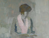 Mid Century Original Figure Oil Painting By G Persson Sweden 1960