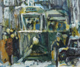 Load image into Gallery viewer, Mid Century Original Oil Painting From Sweden by K Christensen
