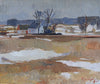 Vintage Landscape Oil Painting From Sweden By Gotthard Sandberg 1947