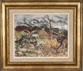 Load image into Gallery viewer, Mid Century Original Landscape Oil Painting By L Madsen Sweden 1949
