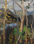 Load image into Gallery viewer, Mid Century Landscape Oil Painting By C Gunne Sweden 1941
