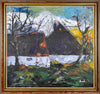 Original Landscape Oil Painting Vintage Mid Century By K Kristiansson Sweden