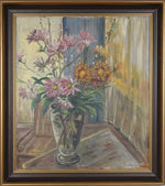 Original Still Life Oil Painting From Sweden By M Frisell