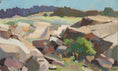 Load image into Gallery viewer, Mid Century Original Oil Painting From Sweden By E Skans
