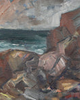 Load image into Gallery viewer, Mid Century Vintage Oil Painting From Sweden Vintage Art Room
