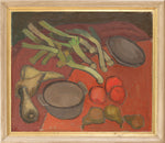 Large Vintage Mid Century Still Life From Sweden Vintage Art Room