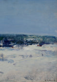 Load image into Gallery viewer, Framed Mid Century Oil Painting by B Lindecrantz Sweden
