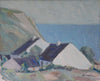 Original Vintage Seascape Oil Painting By Carl Berndtsson Sweden