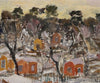 Mid Century Original Oil Painting From Sweden by A Berg