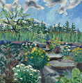 Load image into Gallery viewer, Original Mid Century Oil Painting From Sweden by K Lindblad 1950
