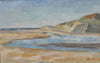 Mid Century Vintage Seascape Oil Painting From Sweden 1944