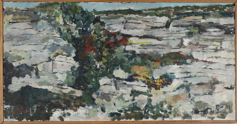 Vintage Original Landscape Oil Painting From Sweden 1970