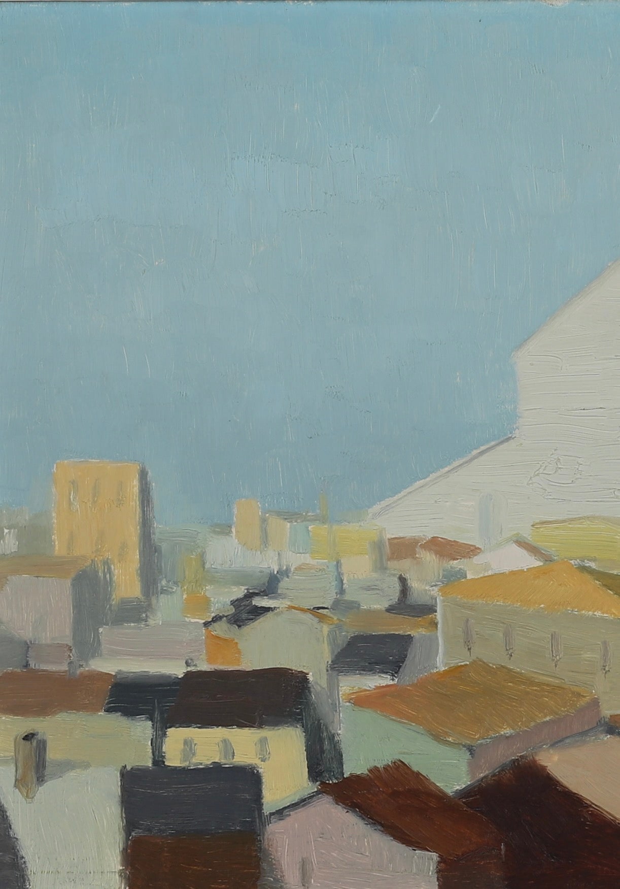 Original Oil Painting Vintage Mid Century By E Fährm Sweden