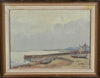 Original Oil Painting Vintage Mid Century From Sweden By E Jean