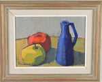 Vintage Art Room Original Still Life Oil Painting Sweden