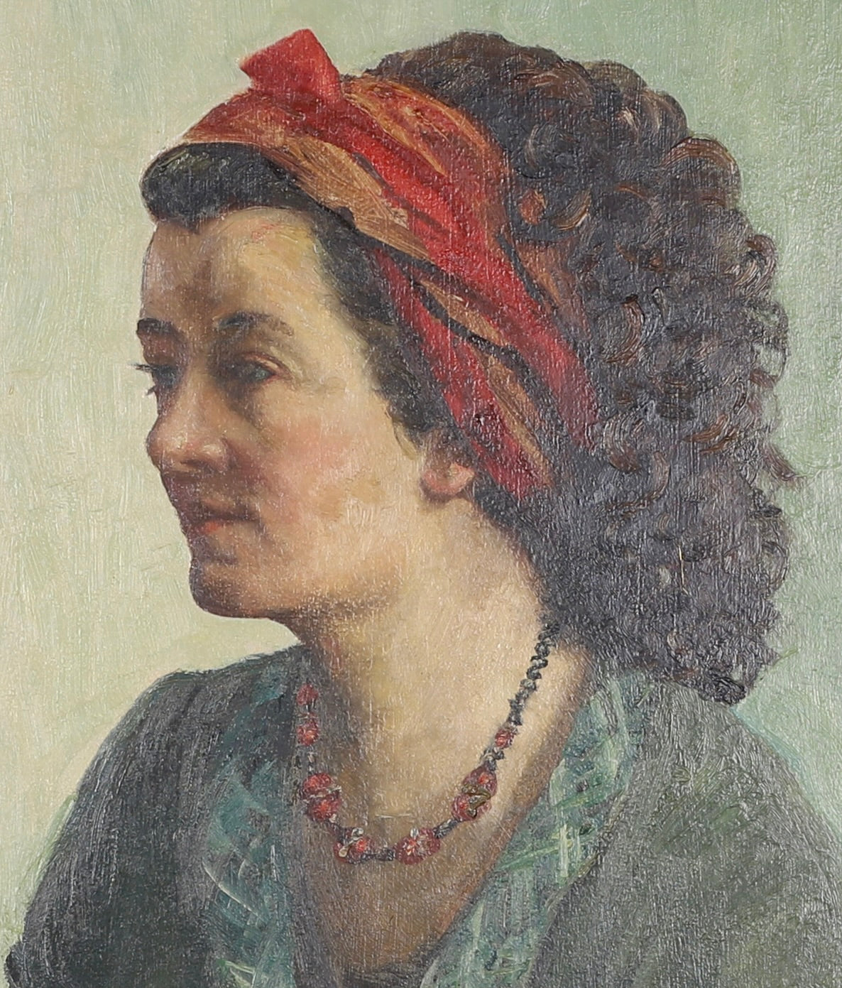 Vintage Artist Portrait By A Egnell Sweden