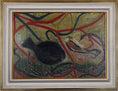 Load image into Gallery viewer, Vintage Art Room Mid Century Underwater Oil Painting from Sweden
