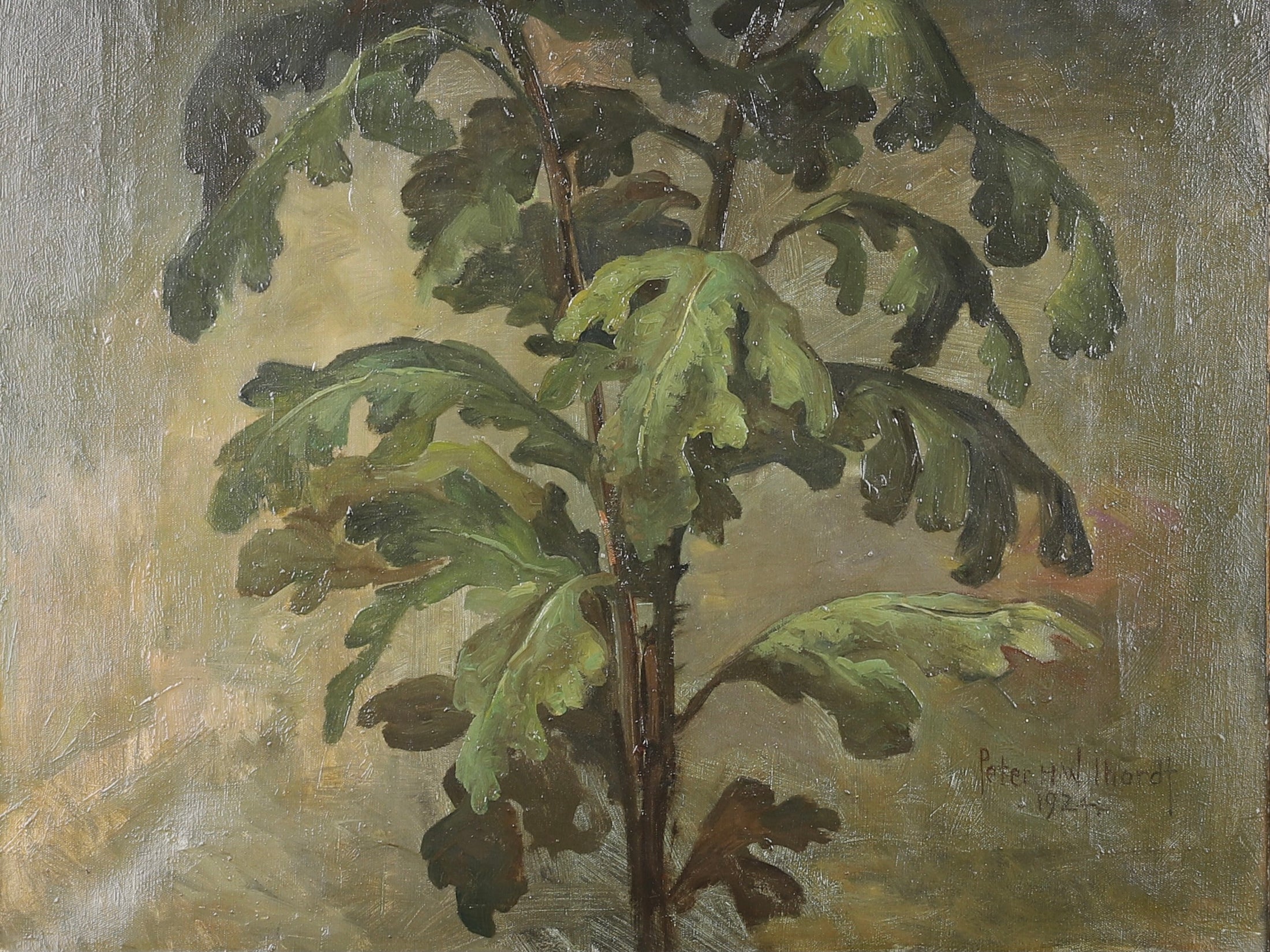 Original Still Life Oil Painting From Sweden By P H Wilhardt