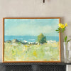 Vintage Mid Century Seascape Oil Painting By Willford Sweden