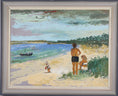 Load image into Gallery viewer, Vintage Art Room Mid Century Oil Painting From Sweden
