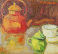 Load image into Gallery viewer, Striking Mid Century Still Life Oil Painting A Eres Sweden

