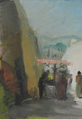 Load image into Gallery viewer, Mid Century Original Oil Painting From Sweden By H Cardell
