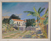 Mid Century Original Oil Painting From Sweden By K Pihl