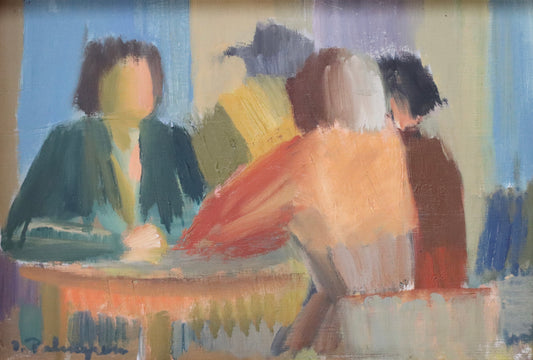 Vintage Oil Painting From Sweden By  B Palmgren