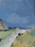 Load image into Gallery viewer, Mid Century Vintage Landscape Oil Painting By S Wernheden Sweden
