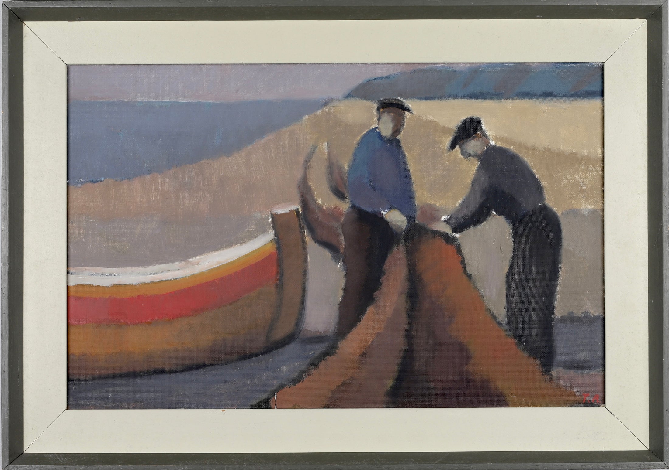 Vintage Oil Painting by Listed Artist T Anderström Sweden