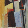Load image into Gallery viewer, Mid Century Abstract Oil Painting From Sweden
