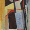 Mid Century Abstract Oil Painting From Sweden