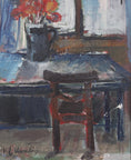 Load image into Gallery viewer, Mid Century Interior Oil Painting From Sweden
