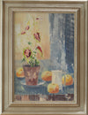 Original Vintage Still Life Oil Painting from Sweden By Ragnar Falk